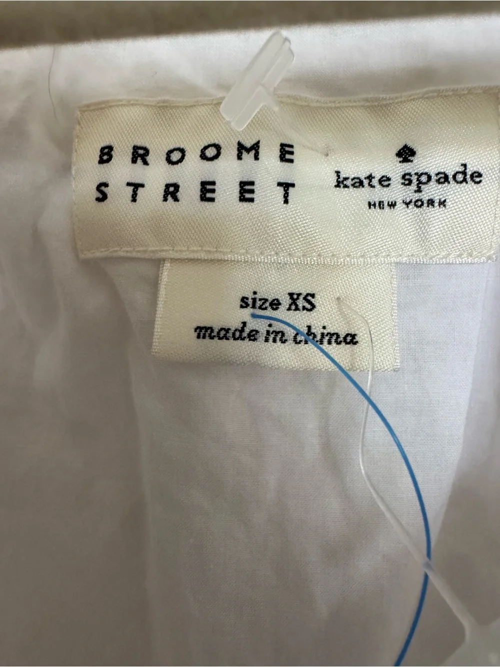 Kate Spade Broome Street Belted White Eyelet Tie-Waist Sundress